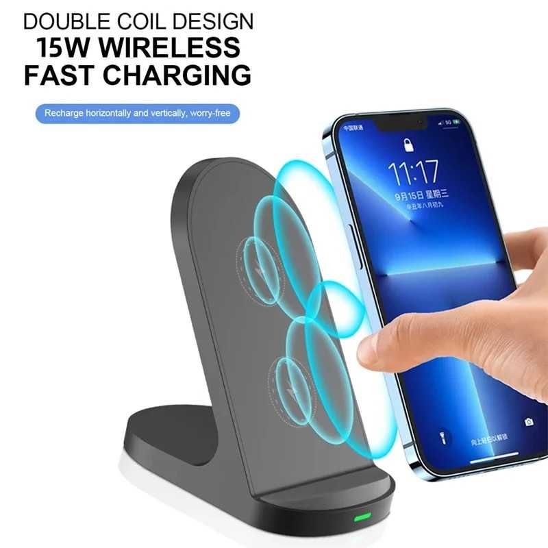 Підставка тримач із бездротовою зарядкою до 15W Quick Charge Z13