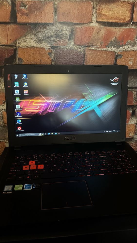 Laptop gamingowy ASUS ROX STRIX GL502V Stan bardzo dobry
