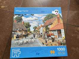 Puzzle Corner Piece Village Farrier wieś koń  1000