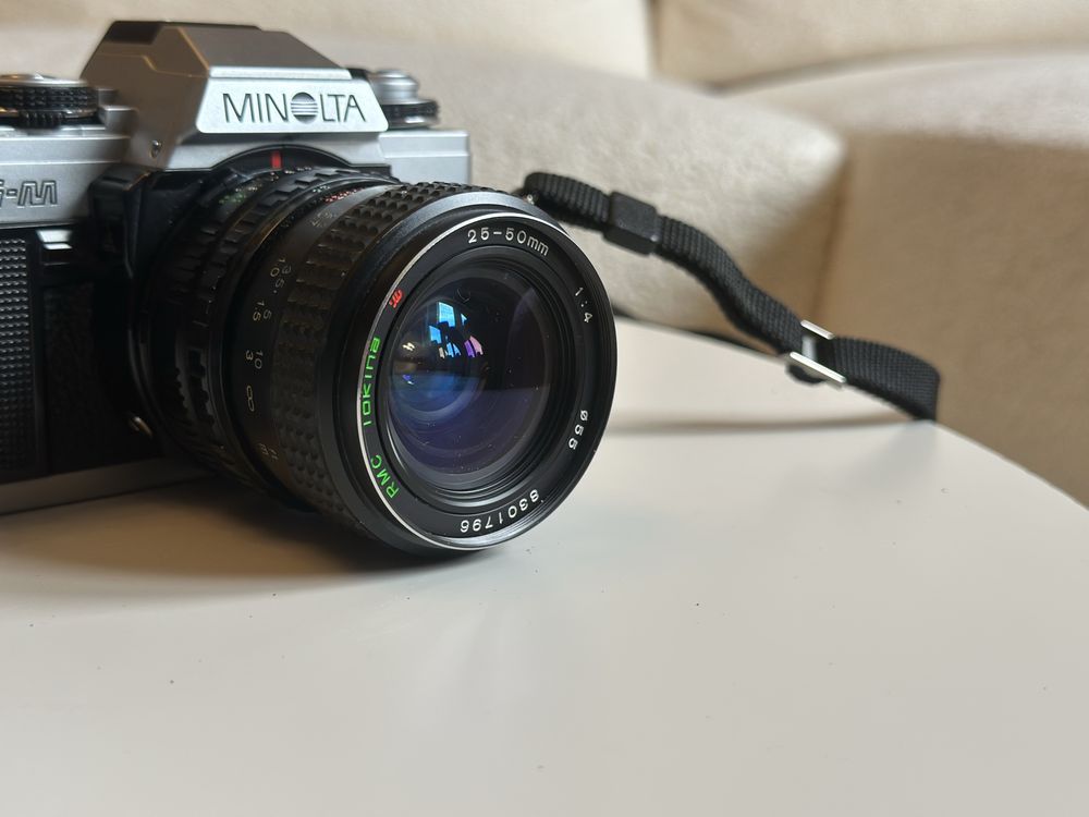 Minolta XG-M 25-50mm f4 aparat analogowy tradycyjny