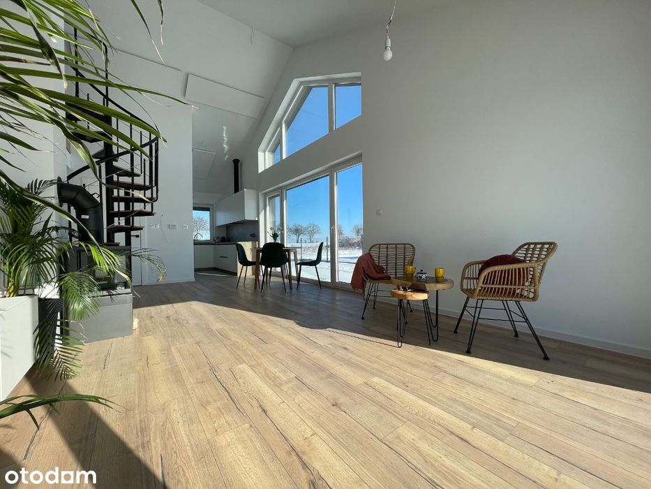 Energooszczędne parterowe z antresolą 4 pokoje