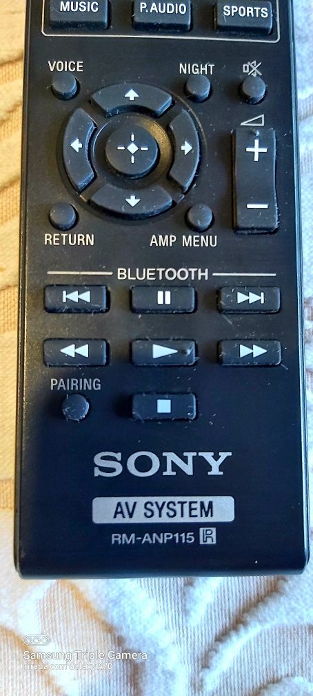 Comando SONY AV SYSTEM RM ANP115 Remote Control