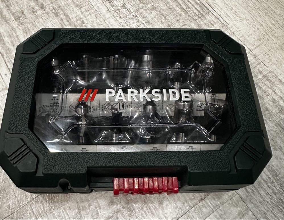 Комплект оригінальних фрез по дереву Parkside PFB 12
