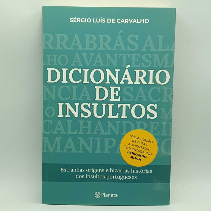 Livro - Sérgio Luís de Carvalho - Dicionário de Insultos - PAR4-SITE