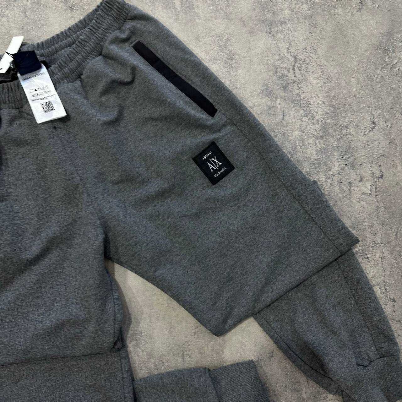 Чоловічі сірі спортивні штани Armani)