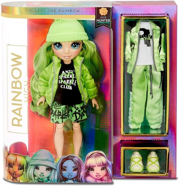Rainbow High Jade Hunter Green. Кукла Джейд Хантер Рейнбоу Хай
