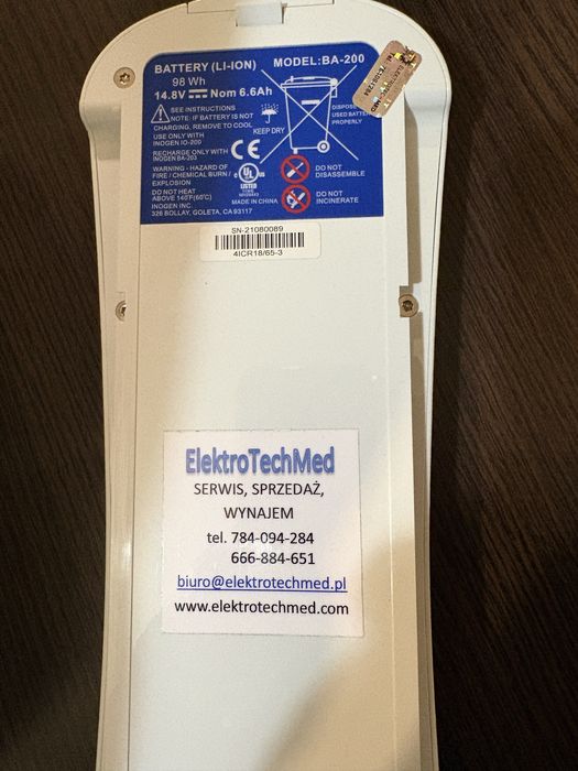 Inogen One G2 - przemosny koncentrator tlenu druga bateria gratis