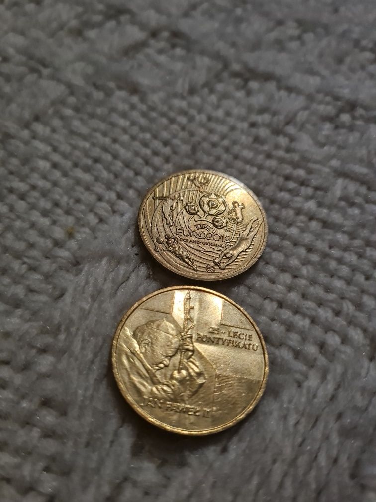 Kolekcjonerskie monety 2zl. 4szt.