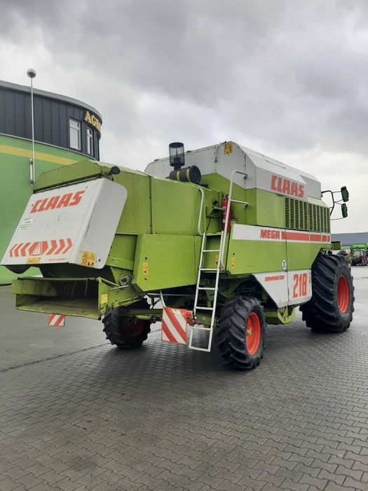 Kombajn zbożowy  CLAAS MEGA 218 6,2m + wózek dwuosiowy