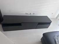 Movel sala  preto wengue 3 gavetas