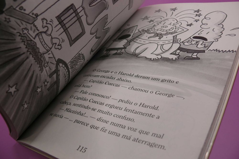 Livros Capitão Cuecas