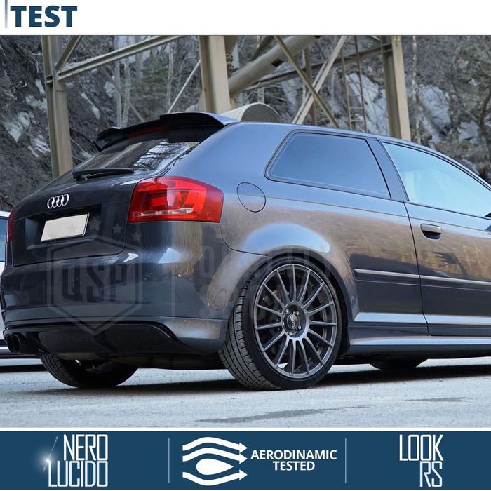Спойлер AUDI A3 8P накладка на багажник ляду бленда антикрыло ауди а3