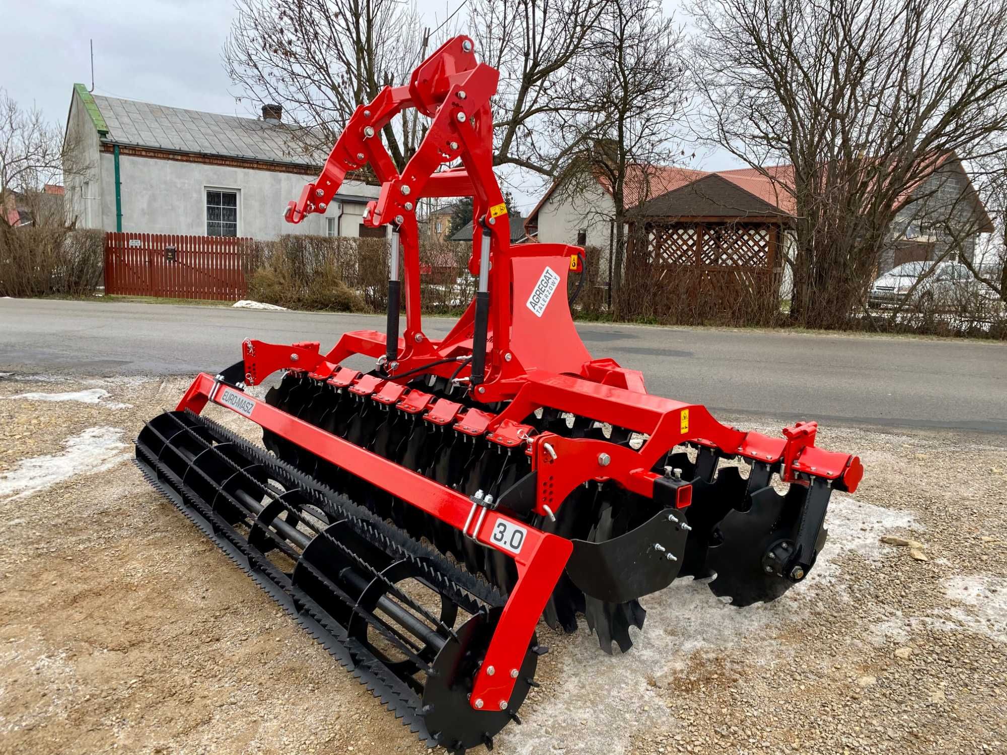 AGREGAT TALERZOWY wał rurowy/strunowy talerze fi 510/560/ EURO-MASZ