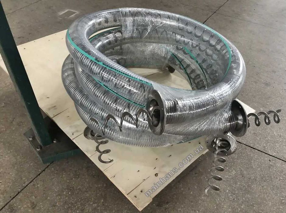 погрузчик зерна шнековий гнучкий спіральний конвеєр FA90 до 3т/г.