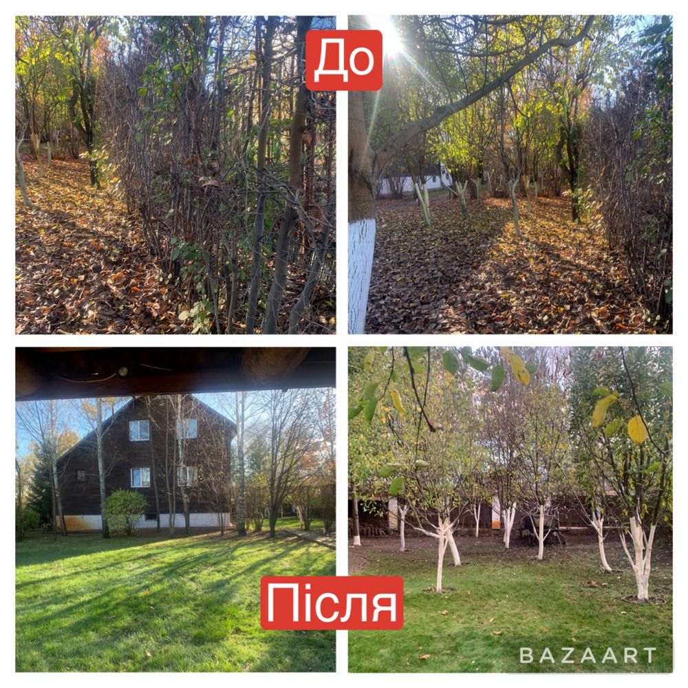 Прибирання територій вивіз сміття Гатне Чабани Новосілки Лісники