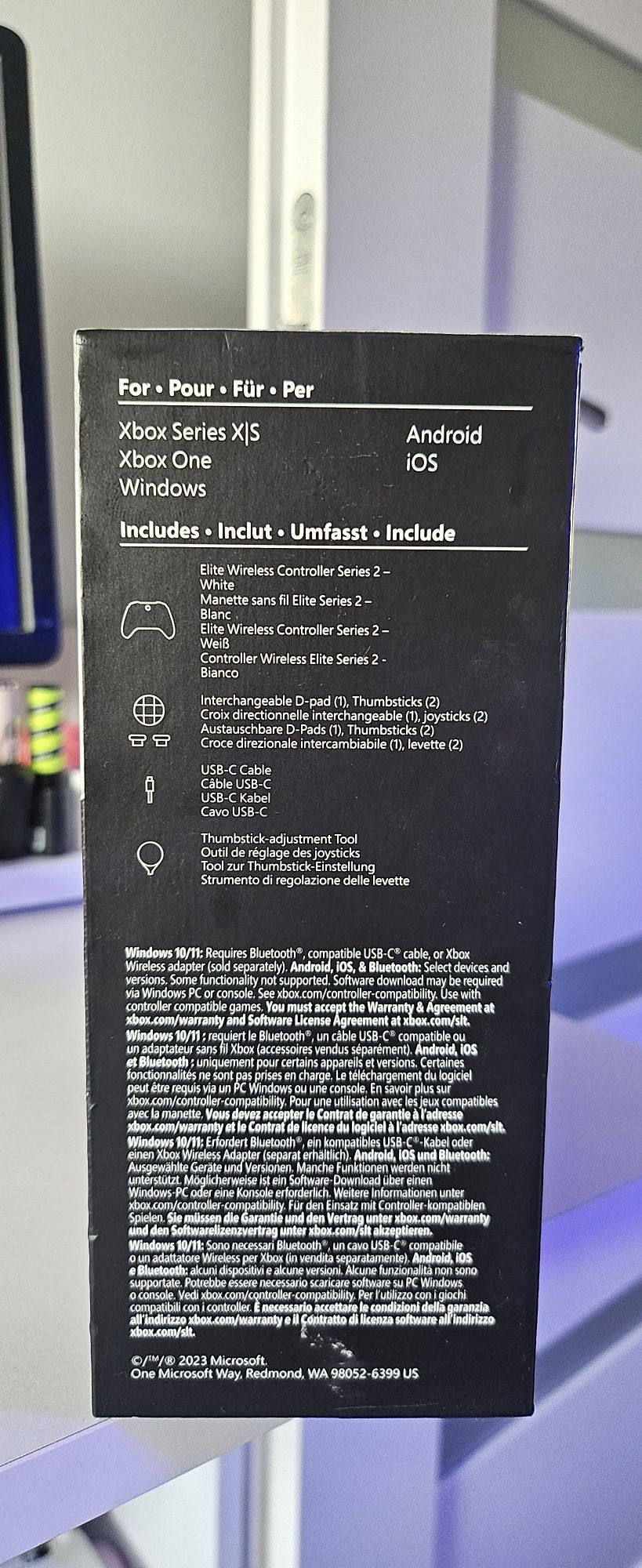 Xbox pad elite series 2 core nie otwierany