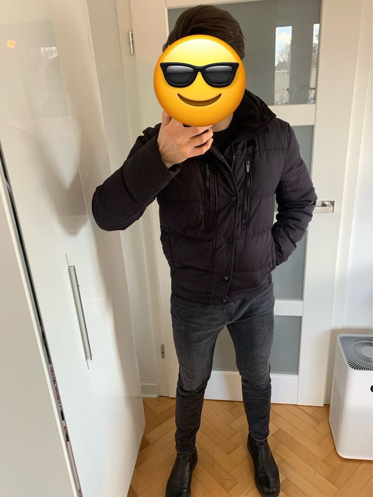 Zimowa Kurtka Zara Man Basic L