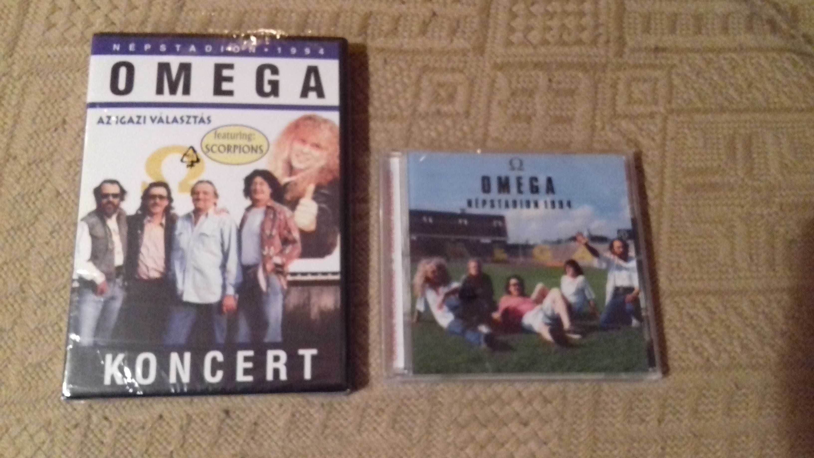 Omega Koncert Nepstadion 1994 CD + DVD Made in Germany Nowe rarytas