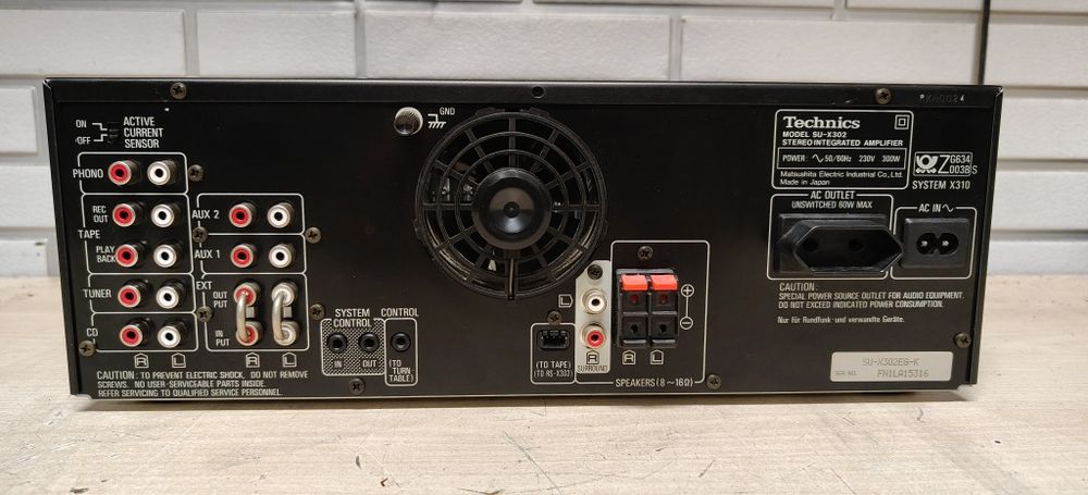Wzmacniacz TECHNICS SU-X302 Class A.