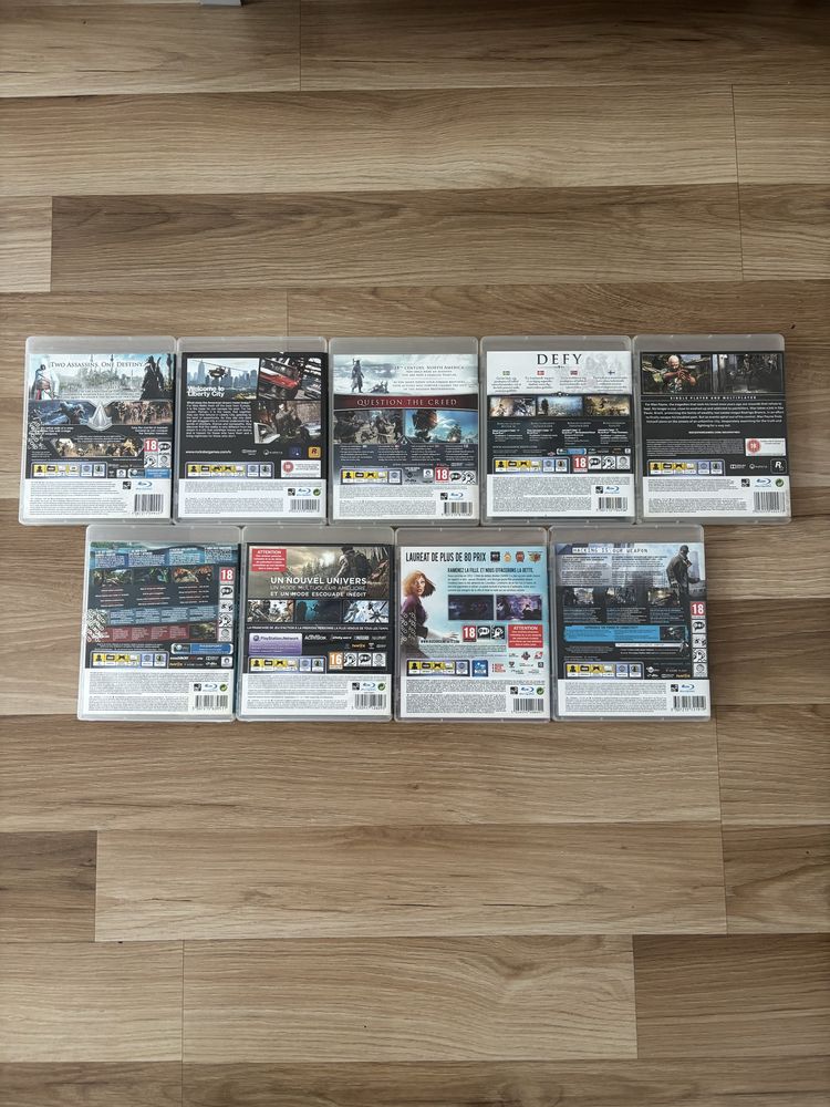 Zestaw 9 gier na PlayStation3