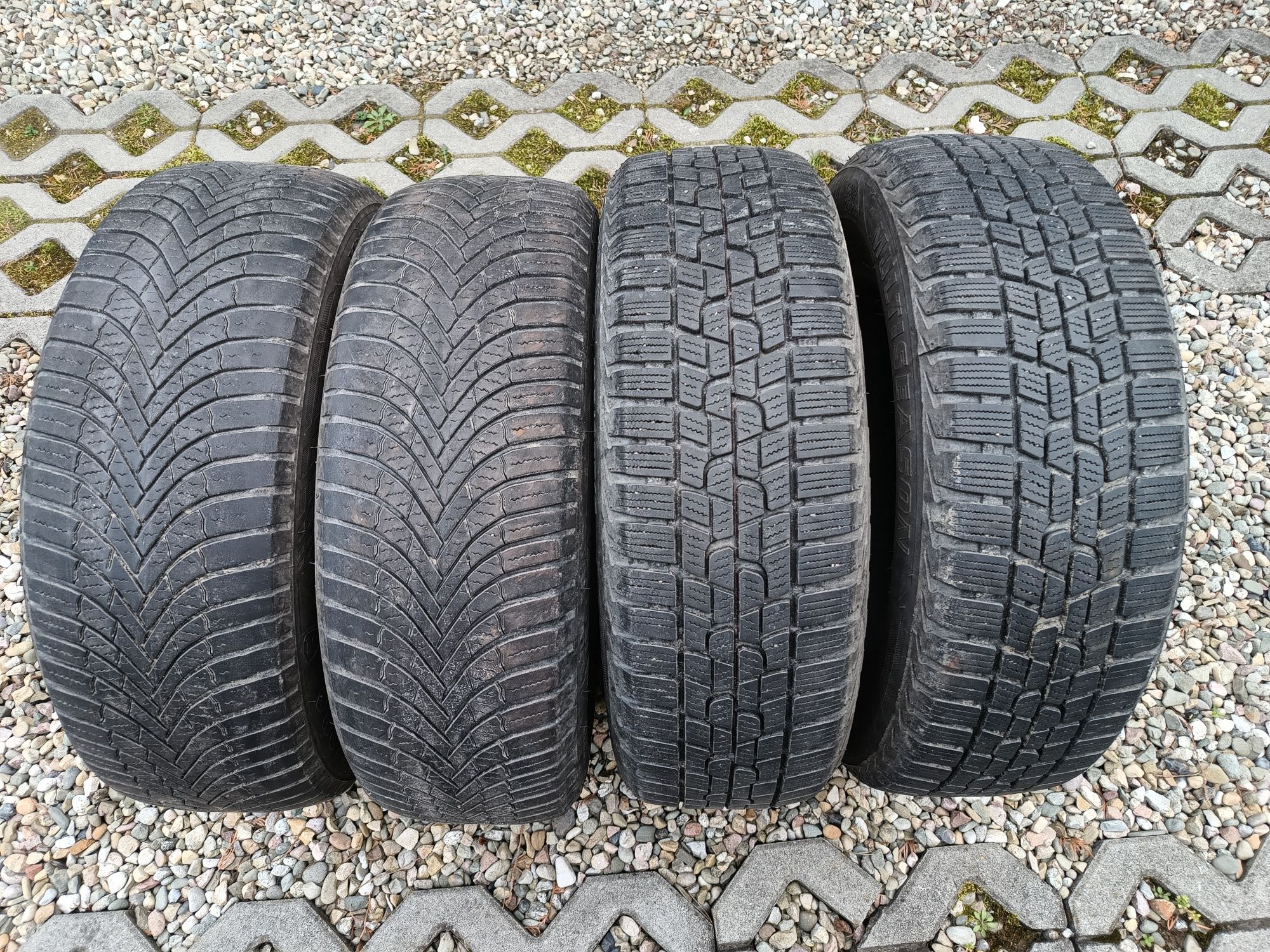 Komplet używanych opon całorocznych 195/65 r15