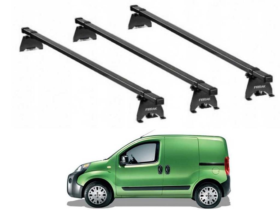 Bagażnik Dachowy Fiat FIORINO 2008 do 2024 Van bazowy belki relingi