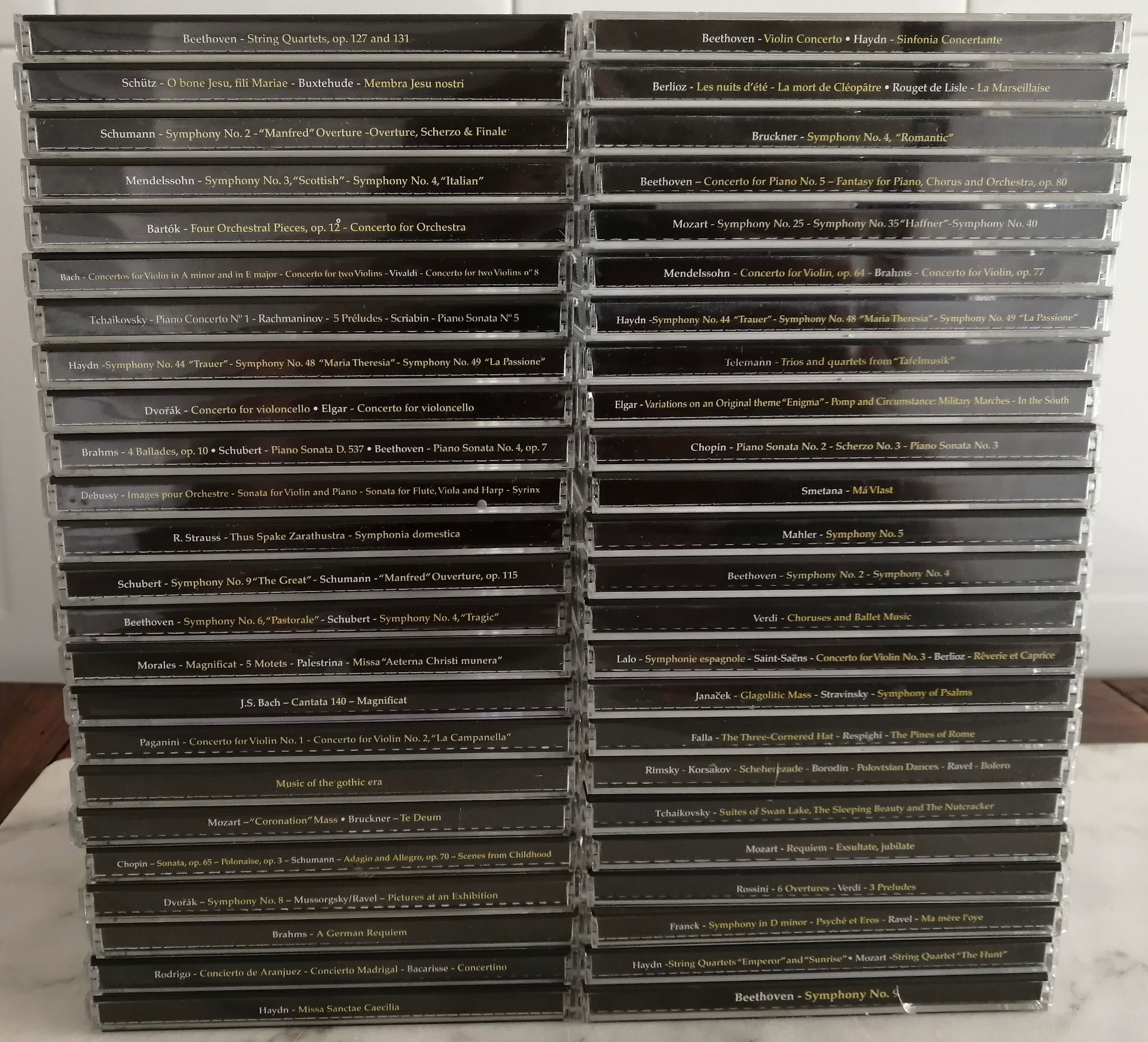 colecção de 48 cds de musica classica