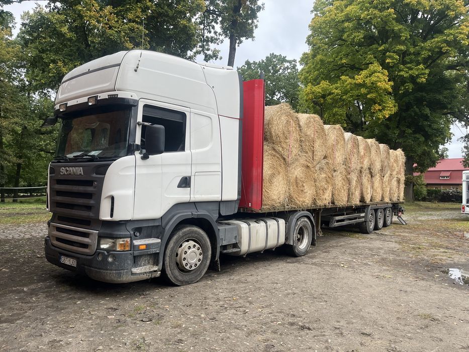 Uslugi transportowe , Sprzedaż słomy, siana wraz transportem