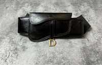 Винтажная поясная сумка барсетка Christian Dior saddle Belt