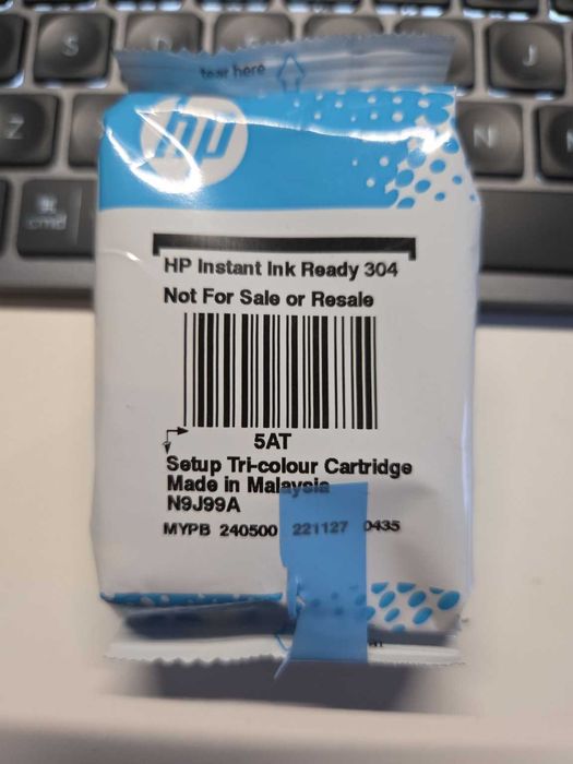 Tusz HP 304 Setup Tri-colour – nowy, oryginalny