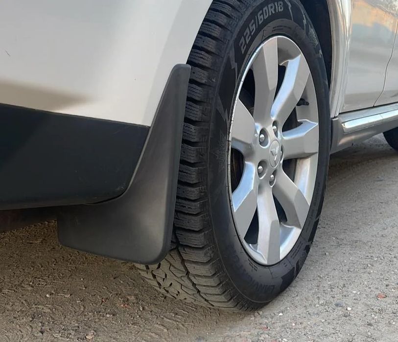 Бризковики Mitsubishi Outlander XL 2006-2012 Широкий порог, (4шт.) Xuk