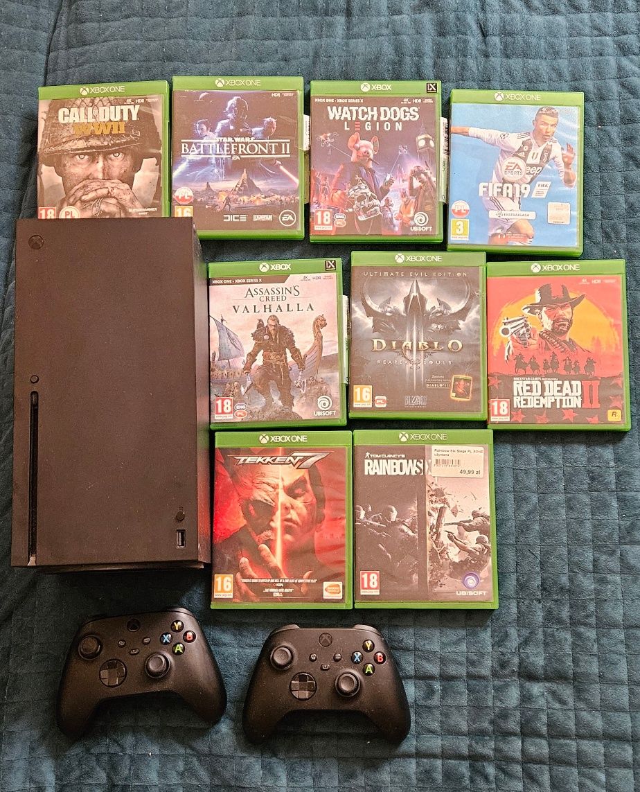 Sprzedam XBOX Series X + 2 pady + gry