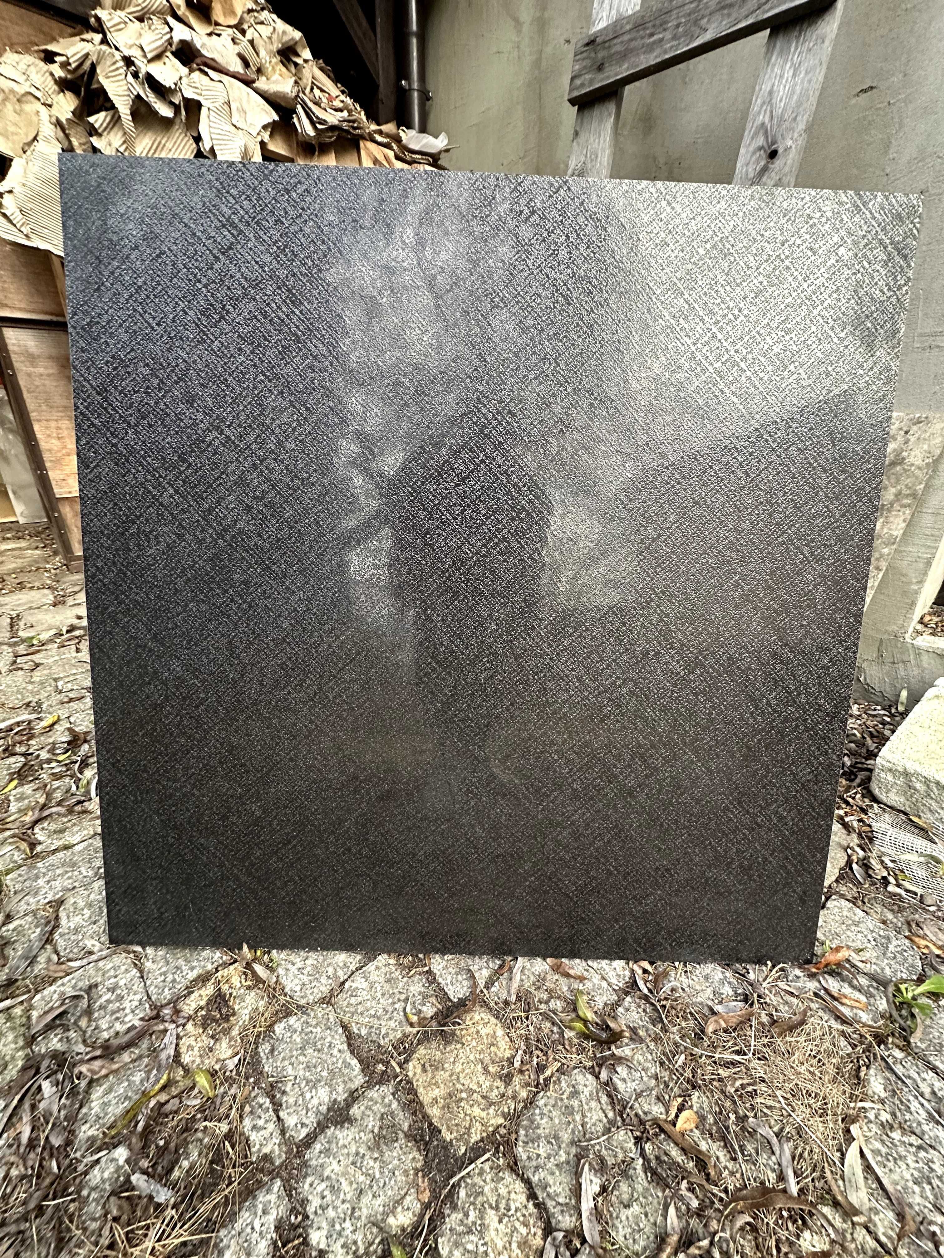 płytka gresowa hiszpańska 80x80 czarna 8 sztuk