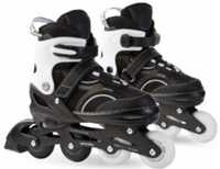 NOWE ROLKI Spokey Skate regulowane 38-41  czarno - białe