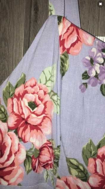 sukienka asos w kwiaty plus size