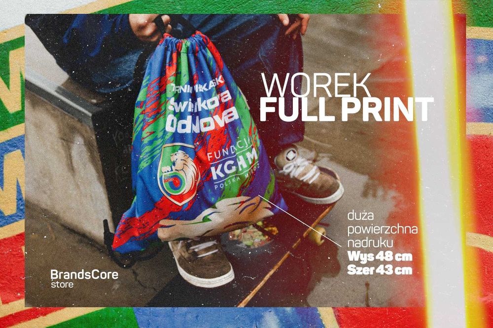 Worek sublimacyjny / FULL PRINT / TWÓJ DESIGN