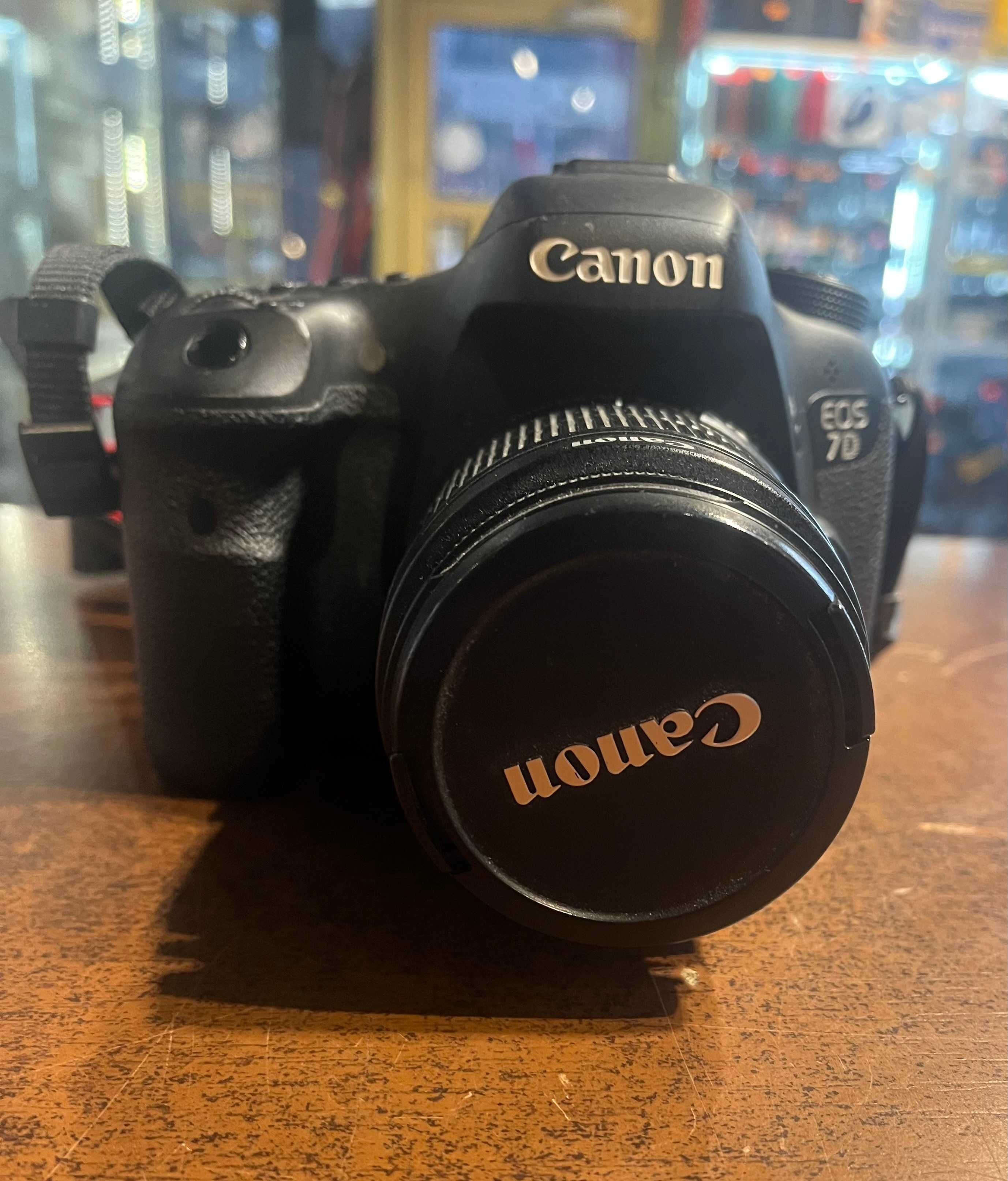 Aparat Canon EOS 7D Mark II obiektyw EF-S 18-55 36tys.zdj