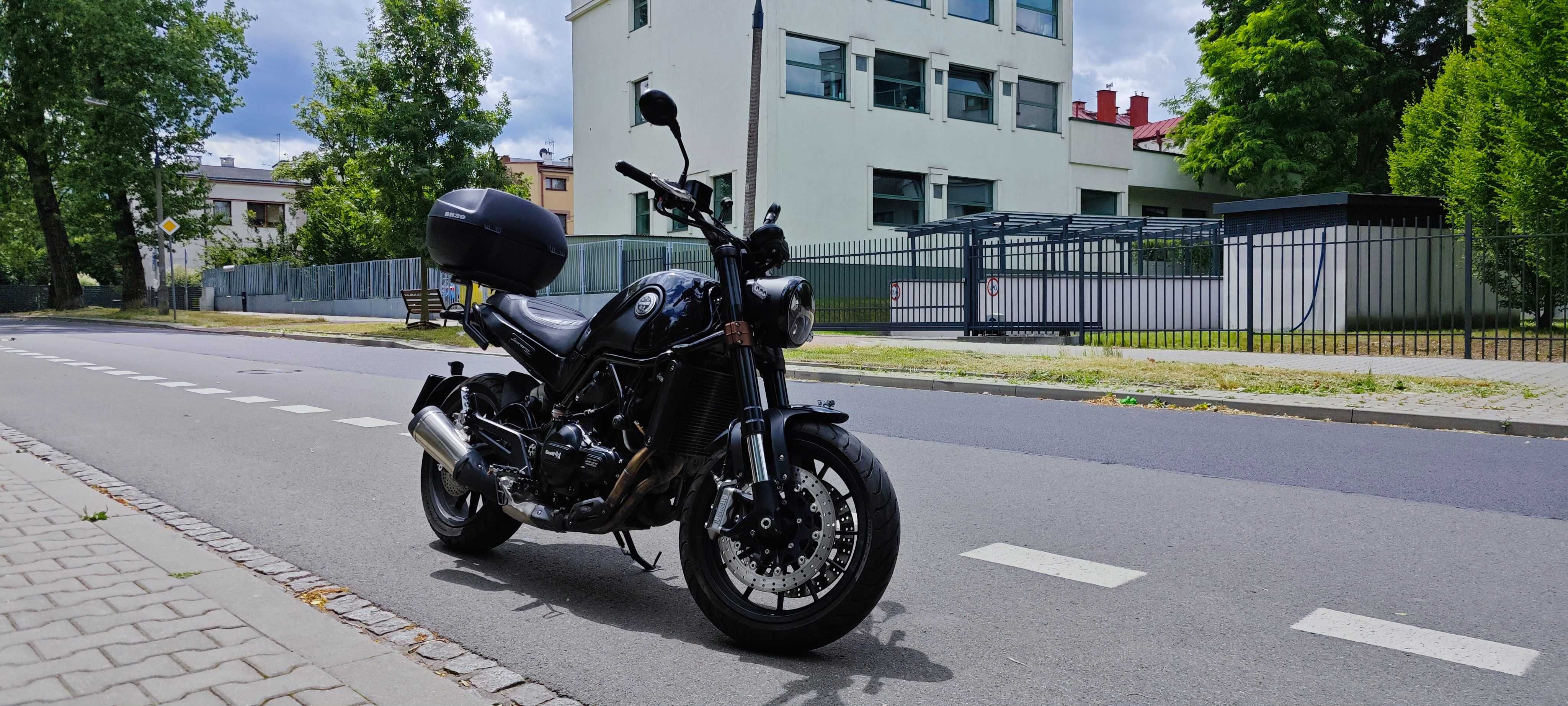 Benelli Leoncino 500, idealny, przebieg 4130, bez żadnej rysy