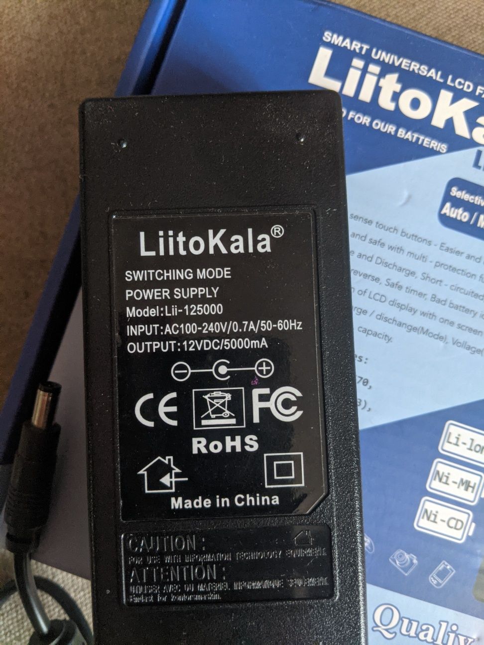 Блок питания на LiitoKala Lii-600 12V 5A