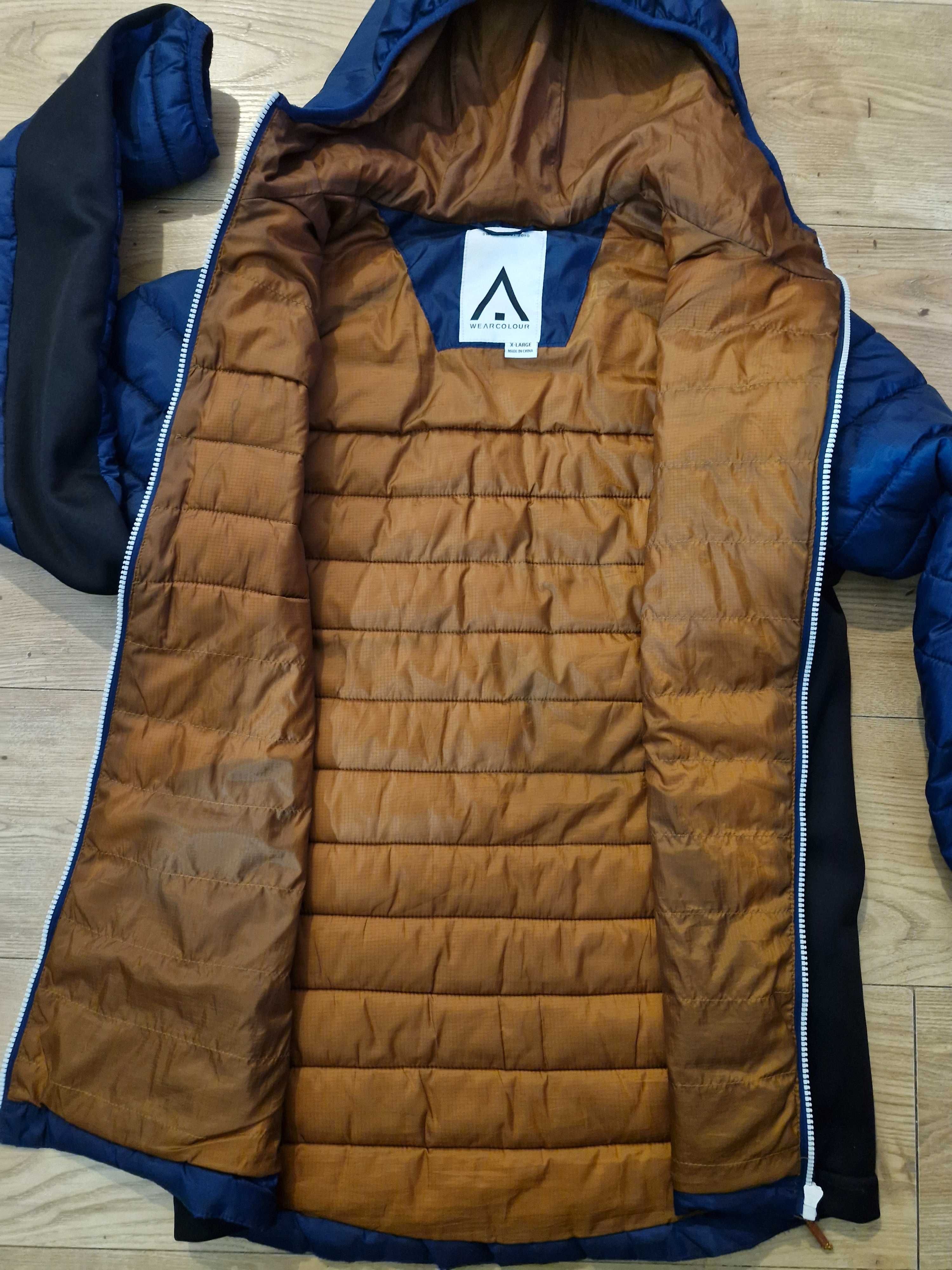 Męska kurtka ocieplana WeArColour Zest Jacket z kapturem zimowa