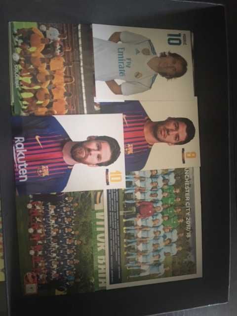 Futebol - Coleção de 300 Postais Jogadores, Clubes e Seleções