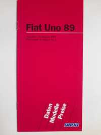 FIAT Uno 45, 70, 75, Turbo cennik rok 1989