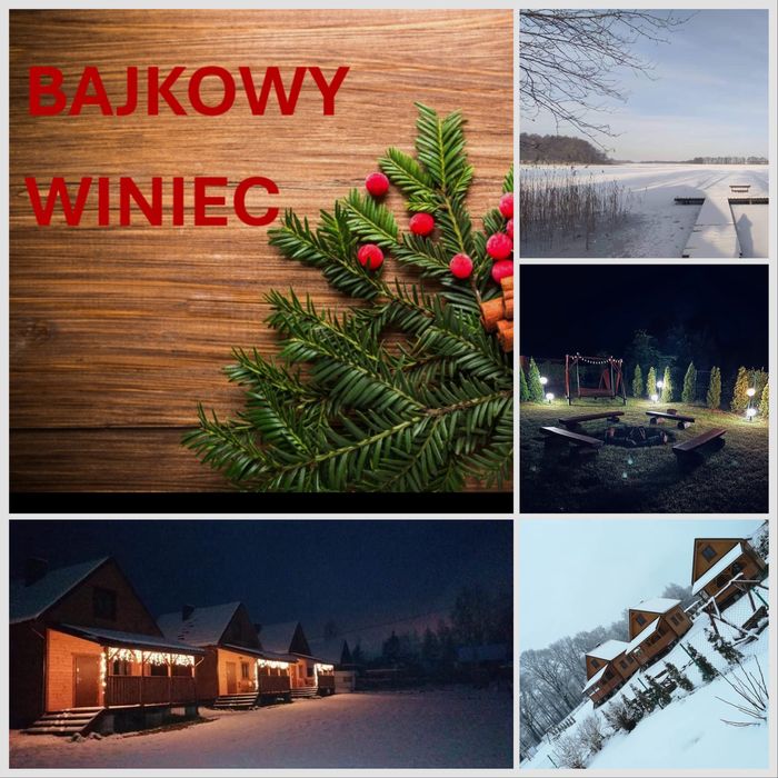 Domki z kominkiem,Sylwester.Boże Narodzenie,Mazury-Bajkowy Winiec