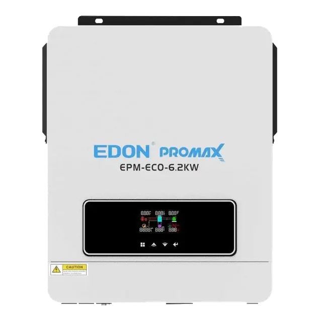 Edon 6.2 proMax, гібридний інвертор, 48в, 24в, Lifepo4