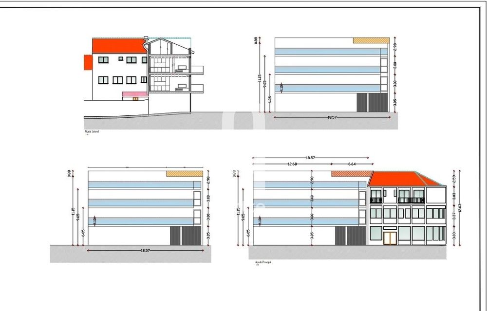 Terreno com projeto de arquitetura - Gafanha da Nazaré