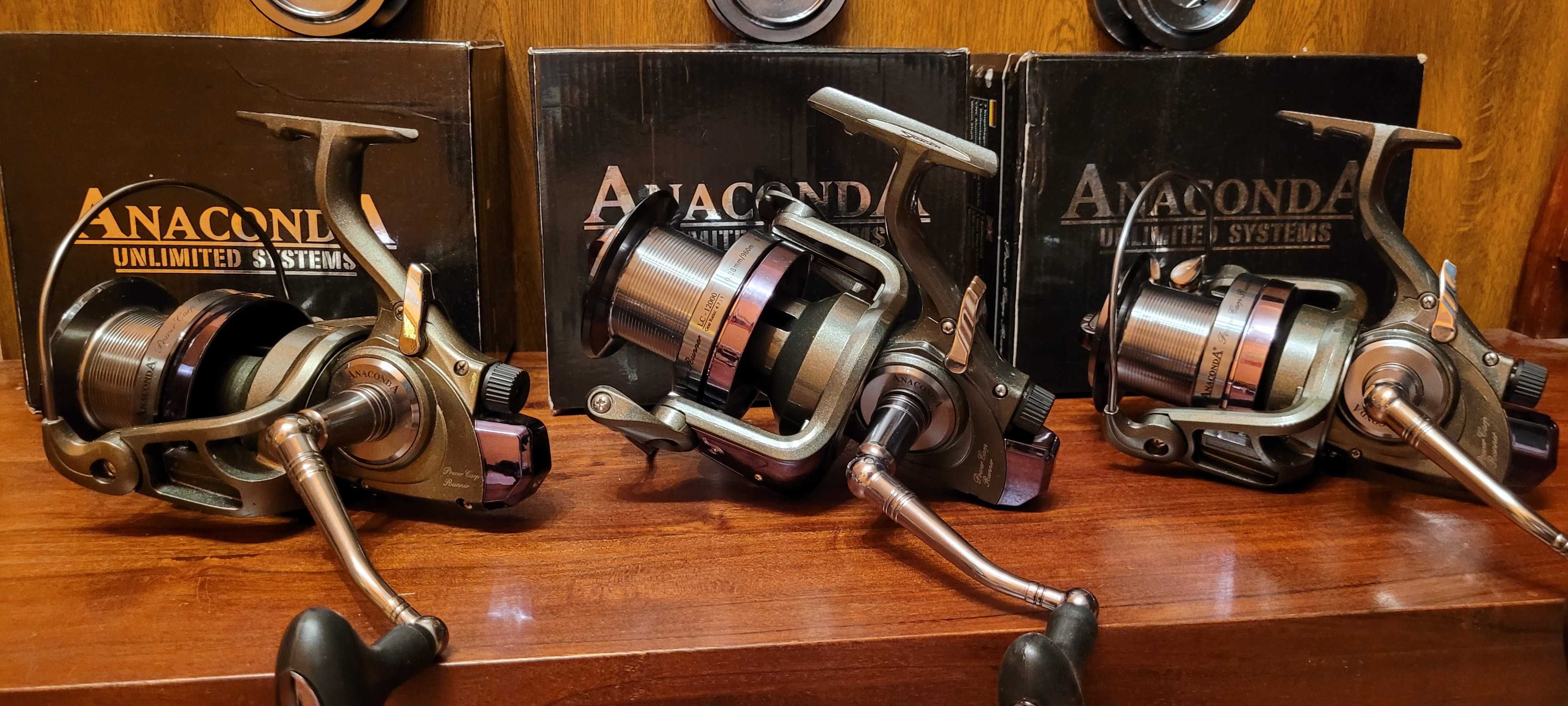Kołowrotek Anaconda Power Carp Runner LC-12000- 3 SZTUKI