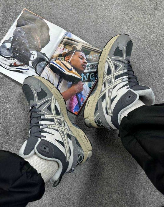 ‼️НОВІ Кросівки Asics Gel Kahana 8 Gore-Tex Fur Grey Beige