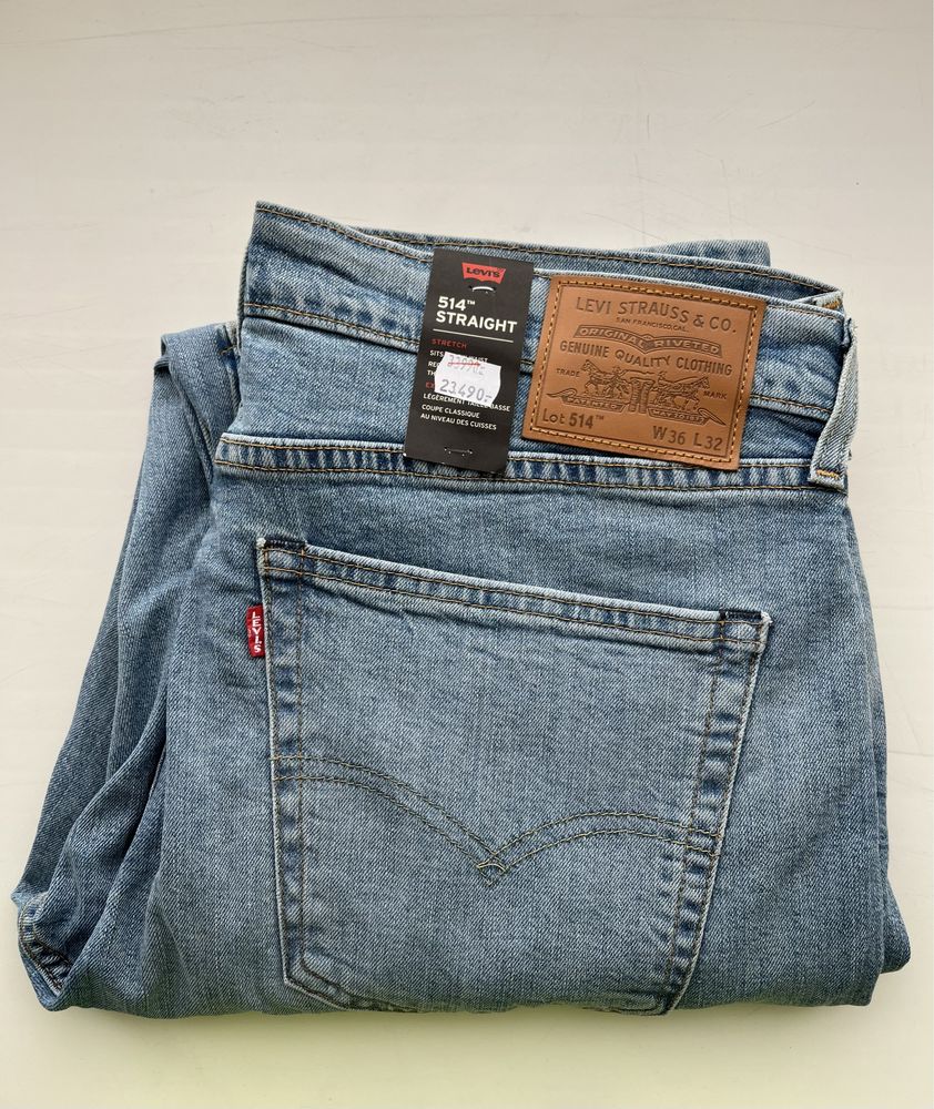 Джинси чоловічі Levi’s 514 Straight Lot 514 W36/L32