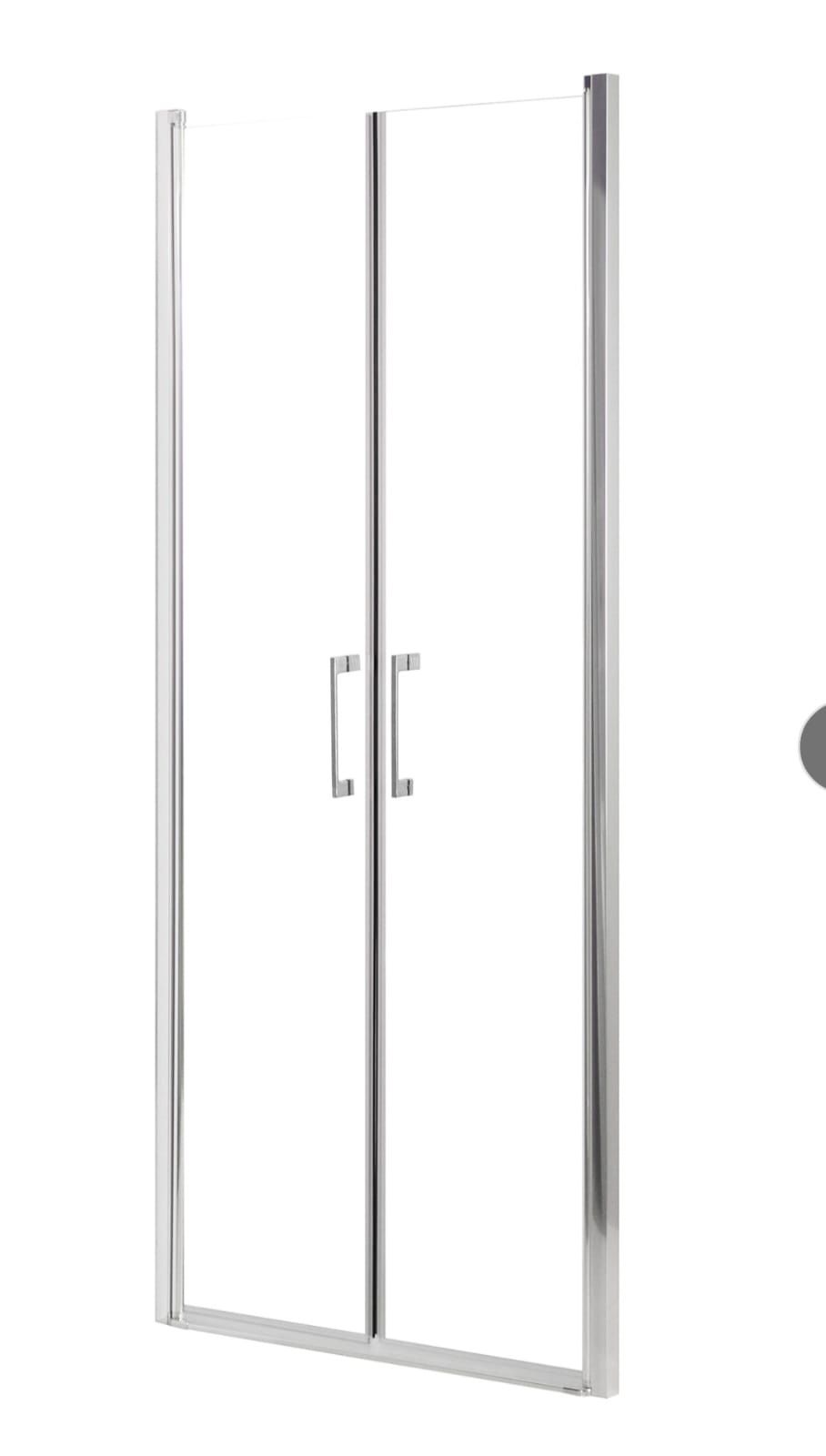 Nowe Drzwi prysznicowe 80cm  uchylne podwójne