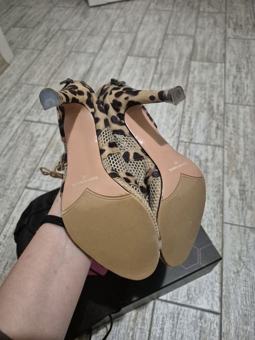 Танцевалтные туфли High heels на 26.5см натуральная замша